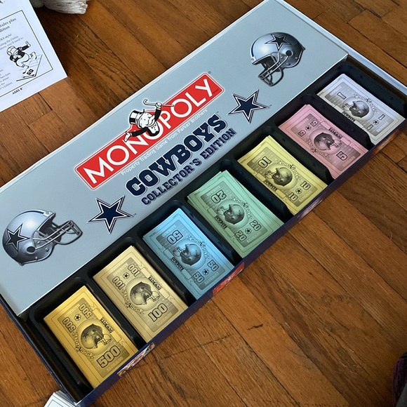 Vintage Monopoly Dallas Cowboys Collector's Edition 2006 Board Game - Picture 3 of 5
